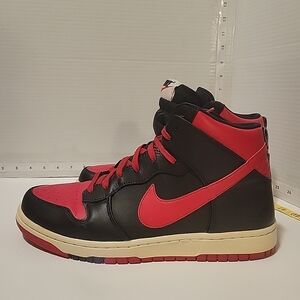 Nike Black and Red High-Tops